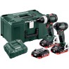 METABO Accu combo set 18 volt 3 x lihd 4.0 ah, asc 30-36v combo set 2.1.11 18 v * bsltbl+ssdbl 685123960