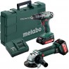 METABO Accu combo set 18 volt 2.0+4.0 ah, sc 60 plus combo set 2.4.3:  bs 18 + w 18 ltx 125 quick 685082000