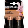 DURACELL PlusPower Alkaline batt 1,5V C LR14 MN1400 blister 2 stuks BDLR14-BL2