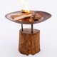 REDFIRE Fire Pit Logger Medium with Wooden Base 88037