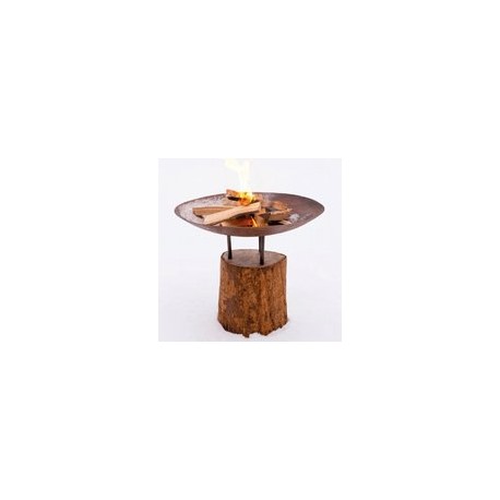 REDFIRE Fire Pit Logger Medium with Wooden Base 88037