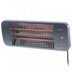 SUNRED Heater Elektra Quartz Standing Black 2000 Watt SMQ2000A