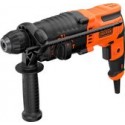 BLACK+DECKER 650W 1.4J Pneumatische boorhamer met accessoires in koffer BEHS01K-QS