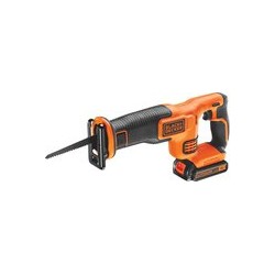 BLACK+DECKER 18V Lithium Ion accu reciprozaag met 2.5Ah accu en 1A lader, zaagslaglengte: 22mm BDCR18E1-QW