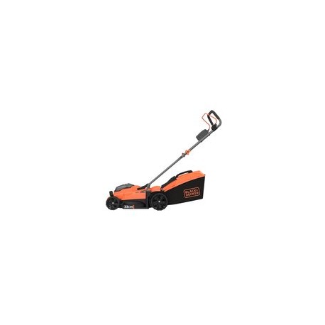 BLACK+DECKER 2000W Grasmaaier, 48cm maaibreedte E-Drive Technology, EdgeMax, 50 liter opvangzak, 3 functies: maaien, mulchen,