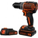 BLACK+DECKER Brushless schroef-/boormachine - 18V - incl. 2 accu's, lader en koffer BL186K1B2-QW