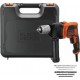 BLACK+DECKER Klopboormachine - 850W - 1 snelheid - incl. koffer en boren BEH850K-QS