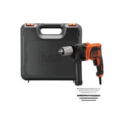 BLACK+DECKER Klopboormachine - 850W - 1 snelheid - incl. koffer en boren BEH850K-QS