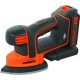 BLACK+DECKER 18v lithium ion mouse detailschuurmachine, 12.000 o.p.m., schuurzool 110cm², klittenband, softgrip, BDCDS18-QW