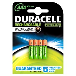 DURACELL Oplaadbare NiMH batterij (RCR plus) HR6 AA 1,2V 1300mAh - 4 stuks BDHR6-BL4