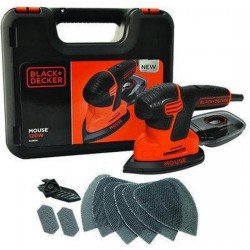 BLACK+DECKER Mouse™ Detailschuurmachine - 120 watt - Met accessoires en koffer KA2500K-QS