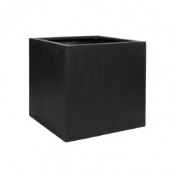 POTTERYPOTS Plantenpot Block XL, Black | L:60 x W:60 x H:60 E1003-60-01