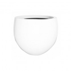 POTTERYPOTS Jumbo orb M, glossy white E1188-S1-W