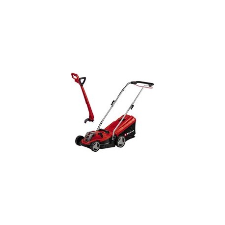 EINHELL GE-CM 18/33-2 li kit 4.0 ah - accu tuin tool kit (grasmaaier + grastrimmer) - ø33 cm - 1 accu - power 3413263