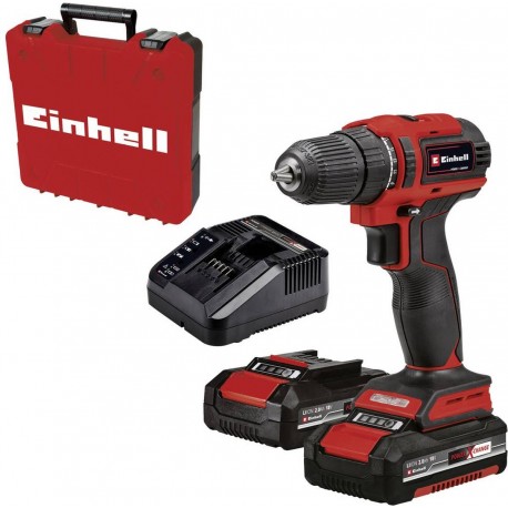 EINHELL TE-CD 18/40 li bl kit 2.0 ah, accu boor-/schroefmachine, 2 accu's, power x-change 4513995