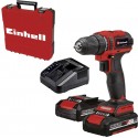 EINHELL TE-CD 18/40 li bl kit 2.0 ah, accu boor-/schroefmachine, 2 accu's, power x-change 4513995