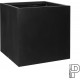 POTTERYPOTS Bloempot Block XXL natural 70x70x70 cm black vierkant E1003-70-01