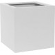 POTTERYPOTS Plantenpot Block M, Matte White - L:40 x W:40 x H:40 E1003-40-MW