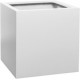 POTTERYPOTS Plantenpot Block L, Matte White - L:50 x W:50 x H:50 E1003-50-MW