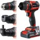 EINHELL TE-CD 18/45 3x li kit 2.0 ah +22-delige boor-/bitset - accu boor-/schroefmachine - 1 accu - power x- 4513990