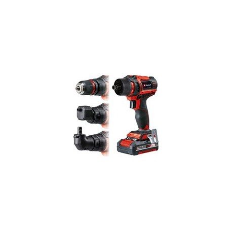 EINHELL TE-CD 18/45 3x li kit 2.0 ah +22-delige boor-/bitset - accu boor-/schroefmachine - 1 accu - power x- 4513990