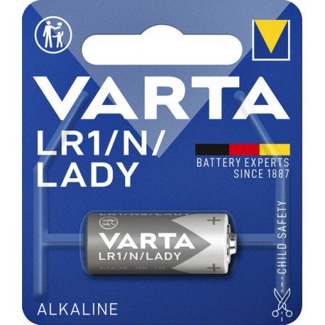 VARTA LR1 N LADY 1,5V high energy 880mAh Alkaline batt BVLR01-BL1