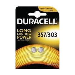 DURACELL Zilveroxide knoopcel 1,55V SR44 357 SR1154 BL2  10 x 2 stuks BD357-BL2