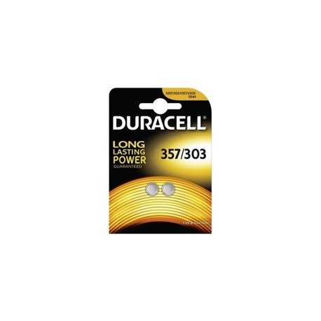 DURACELL Zilveroxide knoopcel 1,55V SR44 357 SR1154 BL2  10 x 2 stuks BD357-BL2