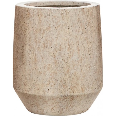 POTTERYPOTS Harith High S, Travertine Beige bloempot P3101-48-88