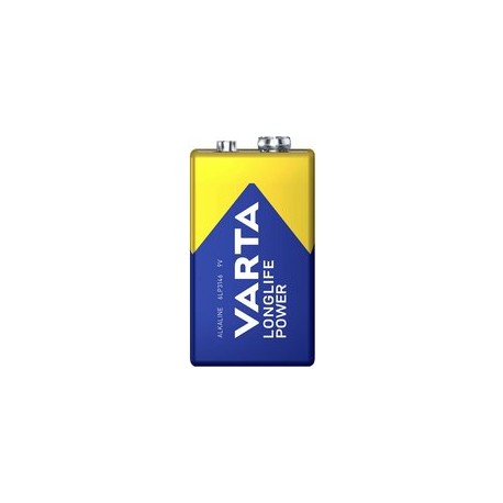 VARTA Longlife power 9v 6lr61 alkaline batterij - 1 stuk BV6LR61-BL1