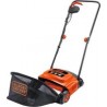 BLACK+DECKER Verticuteerder 600W seriemotor, 30cm werkbreedte, 30 liter opvangbak, 3 hoogte-instellingen GD300-QS