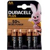 DURACELL PlusPower Alkaline batterij 1,5V AA MN1500 BDLR06-BL4